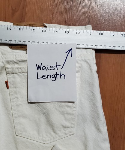 Vintage 1995 Levi’s 550 Orange Tab White Relaxed USA American Jeans Men ...