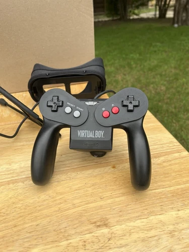 Nintendo Virtual Boy Console Complete No Manual Tested W/ Mario Tennis Mint Box