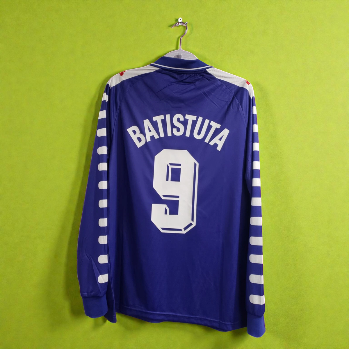ACF FIORENTINA 98/99 HOME - Jersey Retro - BATISTUTA # 9 - 2XL
