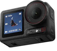 DJI Osmo Action 5 Pro Action Camera Black Waterproof USB-C w/ Battery Frame