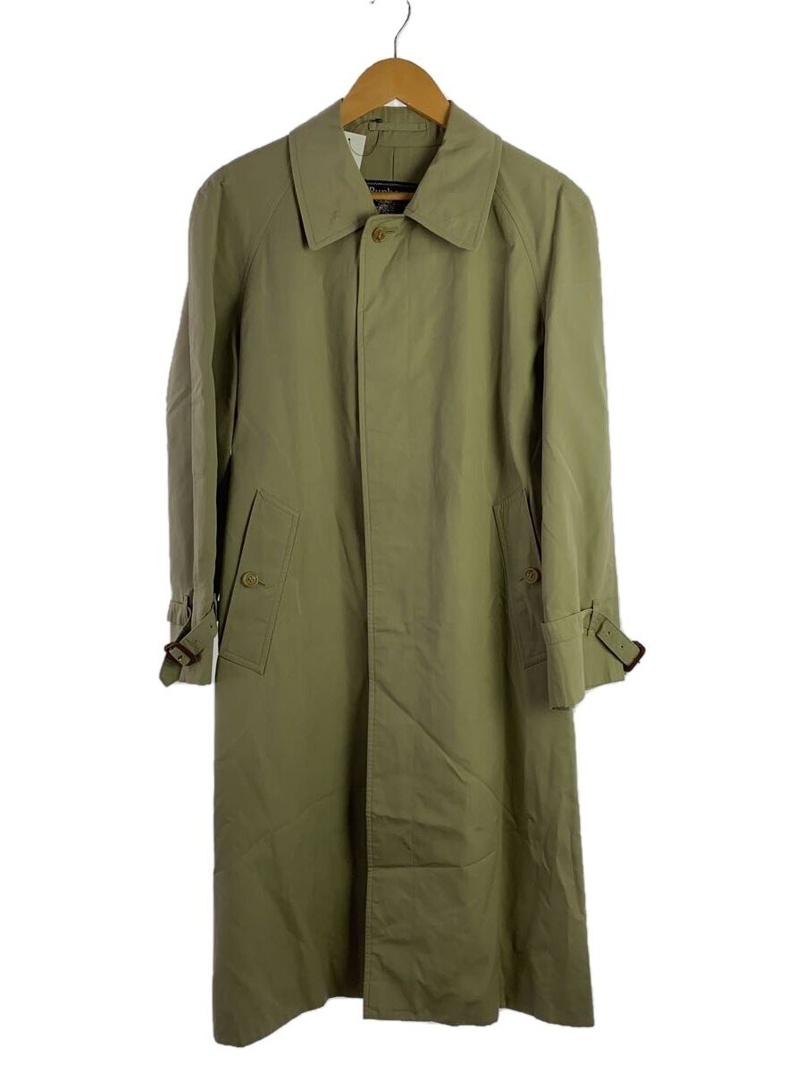 Burberrys Khaki Trench Coat Men's M Polyester Classic Style #EG ZIA