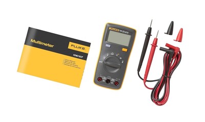 Fluke 106 Handflächengroßes Digitalmultimeter für AC/DC-Strommessung bis 10...