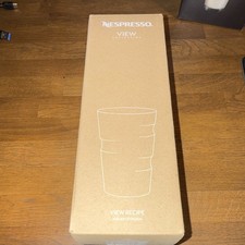 Nespresso View Recipe Clear Drinking Glasses Set of 2