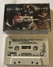 WHITESNAKE Live in the Heart of the City Cassette Tape 1980 Vintage FREE SHIP