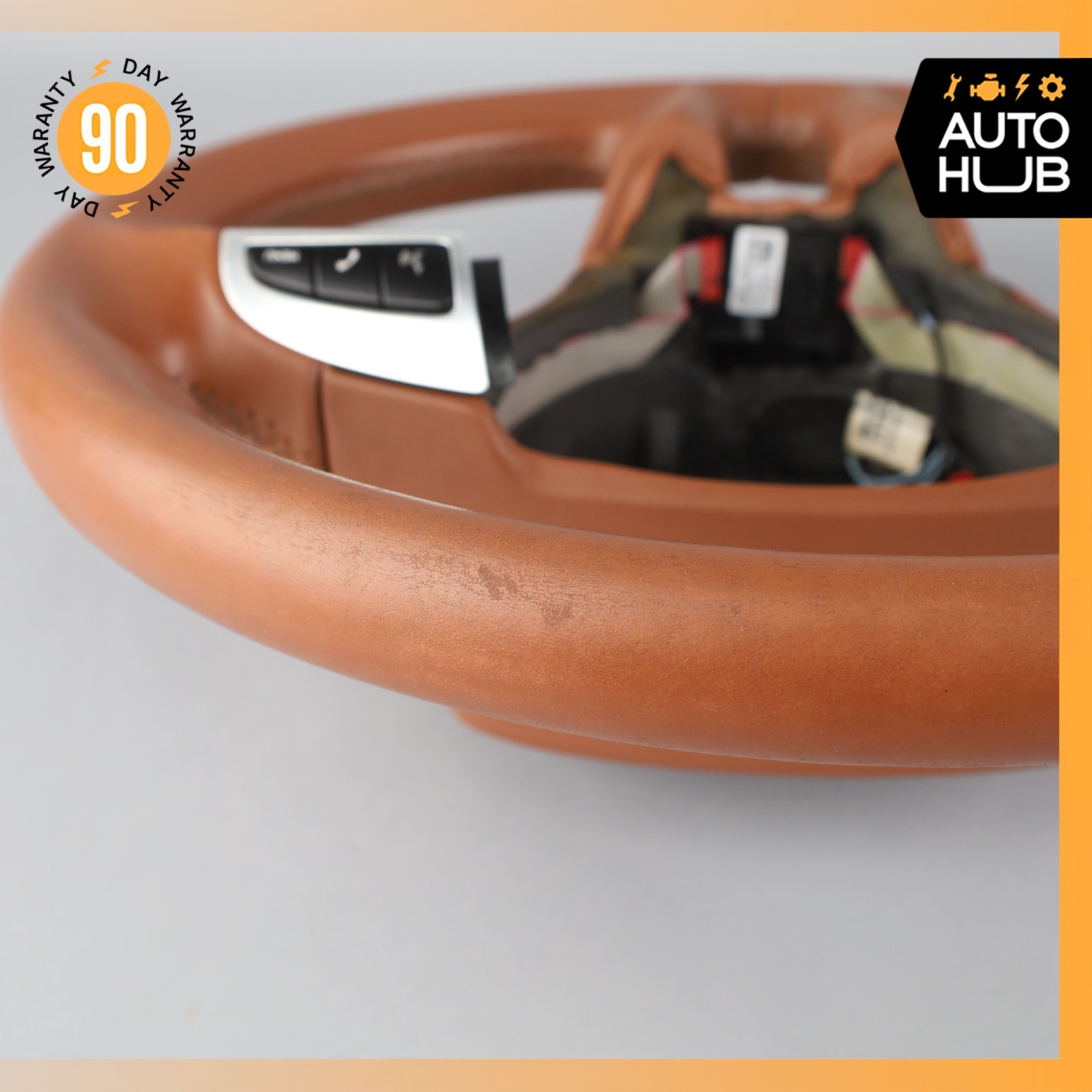 08-18 Bentley Continental GT GTC Flying Spur Driver Steering Wheel Leather OEM