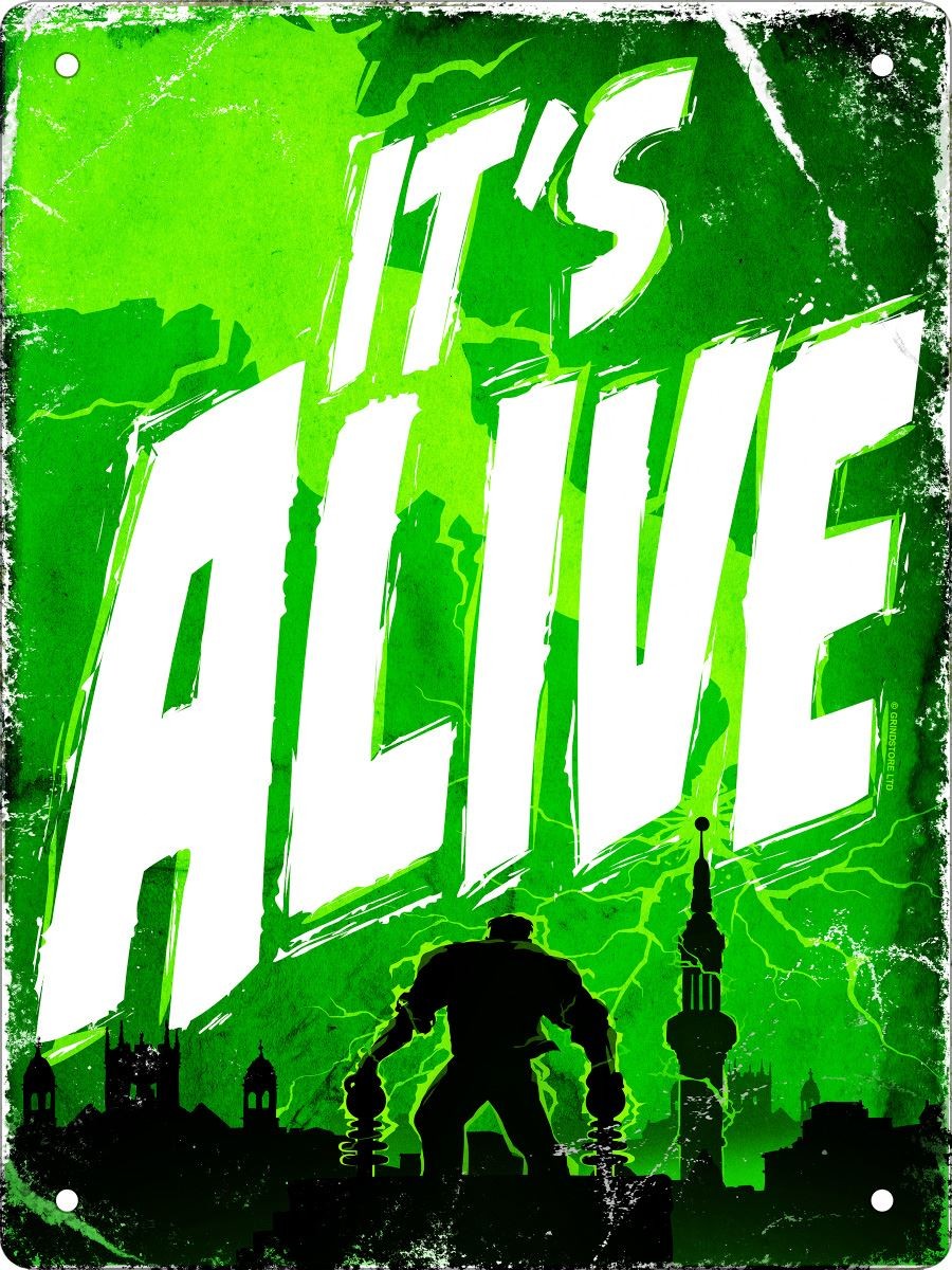 It's Alive Horror Mini Tin Sign