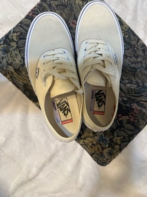 Vans Skate Authentic men s off white or light yellow skate shoes