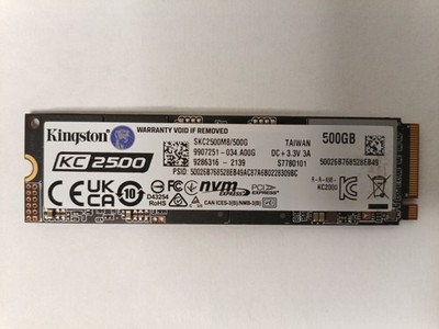 Kingston KC2500 500GB M.2 NVMe PCIe SSD | eBay