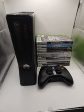 Xbox 360 S with One Controller and Games Bundle Tested Working