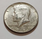 1968-D Kennedy Half Dollar • 40% Silver • Circulated Example • As Shown   X102