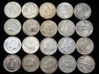 $10 FACE 90% SILVER HALF DOLLARS KENNEDY FRANKLIN WALKING LIBERTY ROLL 20 COINS