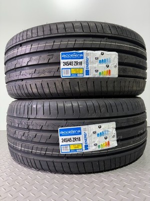 2 x 245/45ZR18 100Y XL ACCELERA TYRES 245 45 18 EXTRA LOAD 245