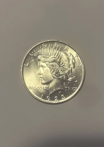 1923 Silver Peace Dollar - Brilliant Uncirculated