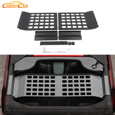 Rear Top Rack Hard Top Molle Racks Luggage Panel For 07-18 Jeep Wrangler Jk 4dr