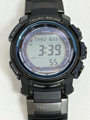 CASIO PRO TREK PRW-2000Y Black Blue Digital Outdoor Watch