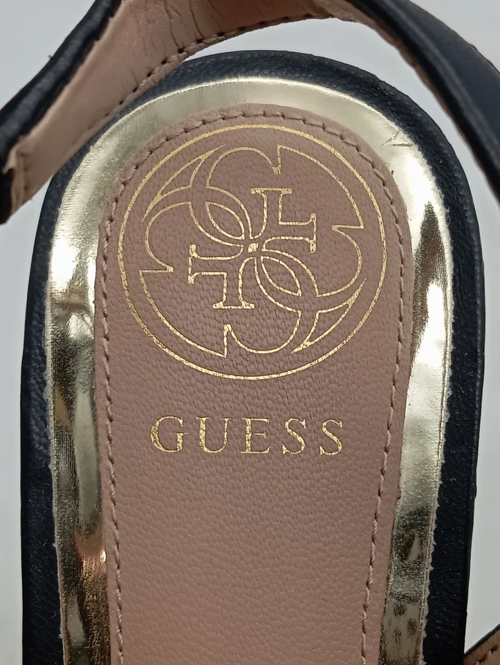 GUESS Tacones sin talón Mujeres Tacones Talla EU 37 negro elegante - Imagen 4 de 4