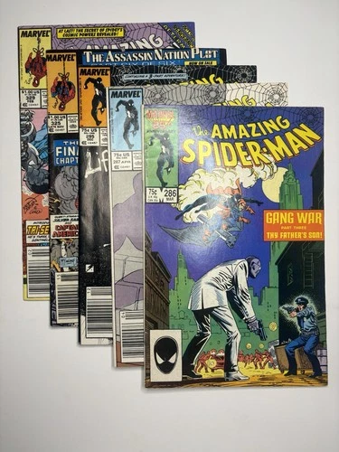 Amazing Spider-Man Comic LOT VF # 286, 287, 295, 325, 329￼