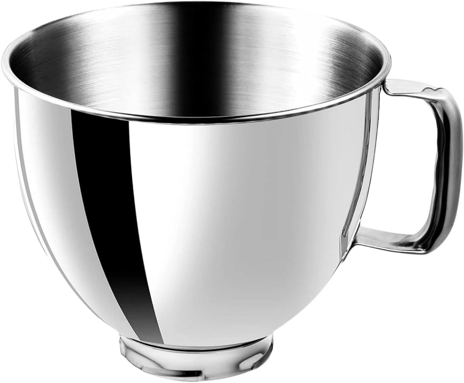 5 Quart Stainless Steel Mixer Bowl Compatible with KitchenAid 4.5 & 5 QT Tilt...