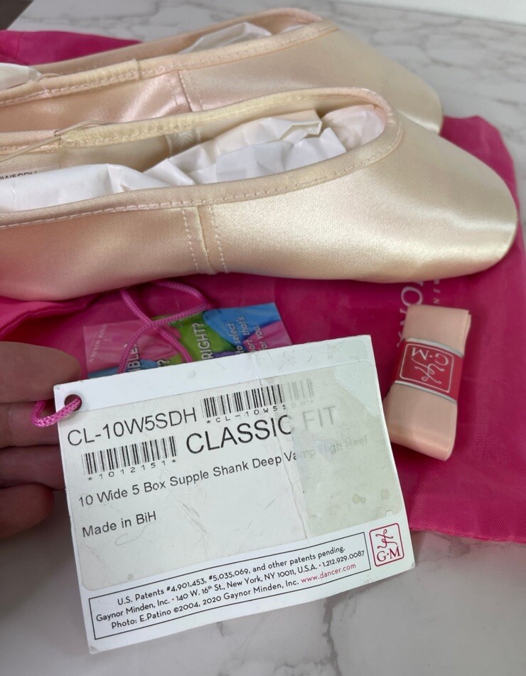 Gaynor Minden Pointe Shoes Classic fit 10 eBay