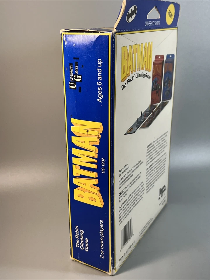 1990 年蝙蝠侠 - 罗宾攀岩游戏 - 大学游戏工厂密封 - 全新带盒 — 第 4/4 张图片