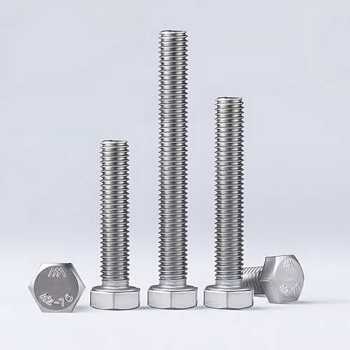 M6 A2 STAINLESS STEEL HEX HEAD SET SCREWS FULLY THREADED HEXAGON BOLTS DIN933 - Picture 3 of 24
