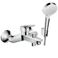 Hansgrohe Logis + Crometta Vario Wannen Set, Wannen Armatur + Handbrausegarnitur