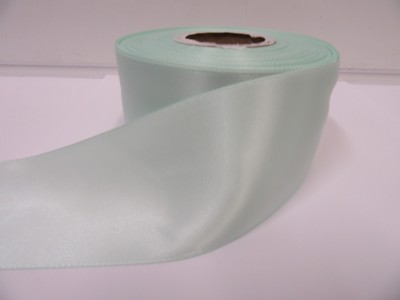 3mm 7mm 10mm 15mm 25mm 38mm 50mm HELL MINTGRÜN Satinband Doppelrolle Schleifen 