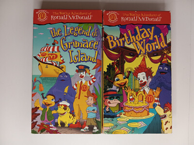 Wacky Adventures of Ronald McDonald VHS Tapes: Grimace Island