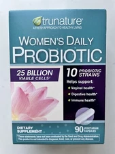 Trunature WOMEN'S DAILY PROBIOTIC. 90 VEGETARIAN CAPSULES