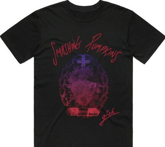 Smashing Pumpkins Gish Heart Cross Alternative Music Band Shirt