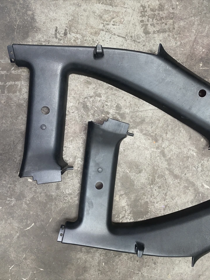 95-98 Nissan S14 240SX Ventana Trasera Plástico Borde B C Pilar Cubierta Izquierda Derecha Foto 2 de 4