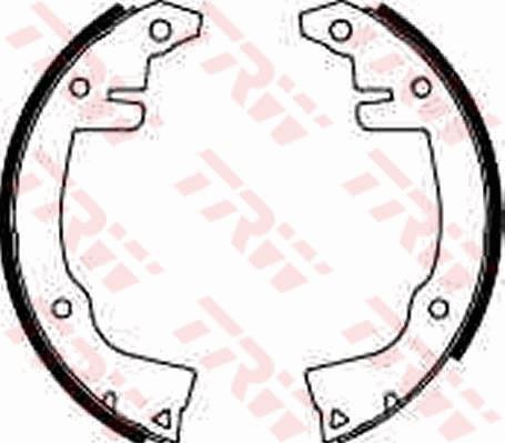 Kit mâchoires de frein de tambour arrière Renault 12 Variable 1.3 essence
