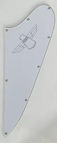 For 3-Ply Gibson Thundebird Firebird Style Guitar Pickguard Scratch Plate,White