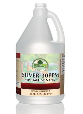 Organa BEST Nano Colloidal Silver 30 PPM Liquid Daily Mineral Supplement