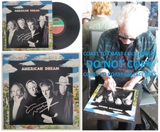 Graham Nash Signed Crosby Stills Nash & Young American Dream Album COA Proof