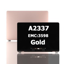 A Gold LCD Screen Display with Top Cover For Macbook Air 13.3" A2337 EMC 3598