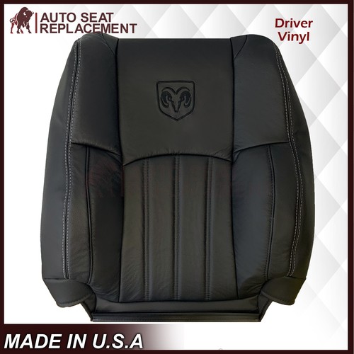Fits 2009 2010 2011 2012 Dodge Ram Laramie Syn. Leather Seat Cover Slate Gray - Bild 20 von 27