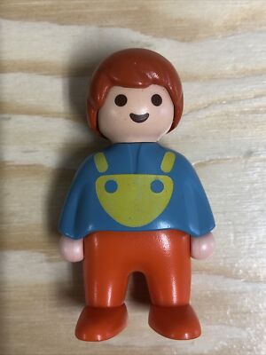4 Vintage Playmobil Boy Kid Orange Red Hair 1990 90's B6 | eBay