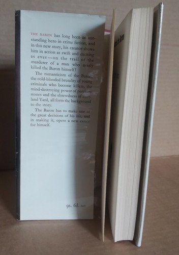 Anthony Morton ( John Creasey ) Attack The Baron 1951 First Edition Book in Dw - Picture 5 of 8
