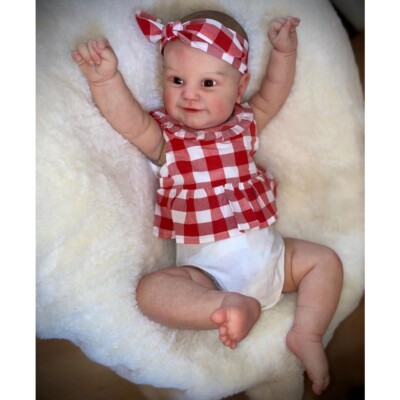 24inch Reborn Baby Maddie Doll For Girl 3D Paint Skin With Vein Princess Toddler