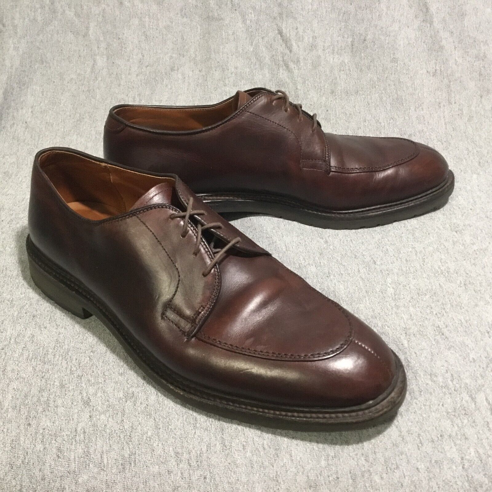 Alden 7118S Brown Aniline Split Toe Blucher