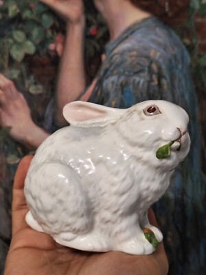 RARE VINTAGE 1975  AYNSLEY FINE BONE CHINA PORZELLAN~Mr Bunny~FIGUR ORNAMENT