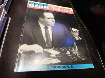 Genii Magic Magazine For Magicians January 1957 J.G. Thompson Jr