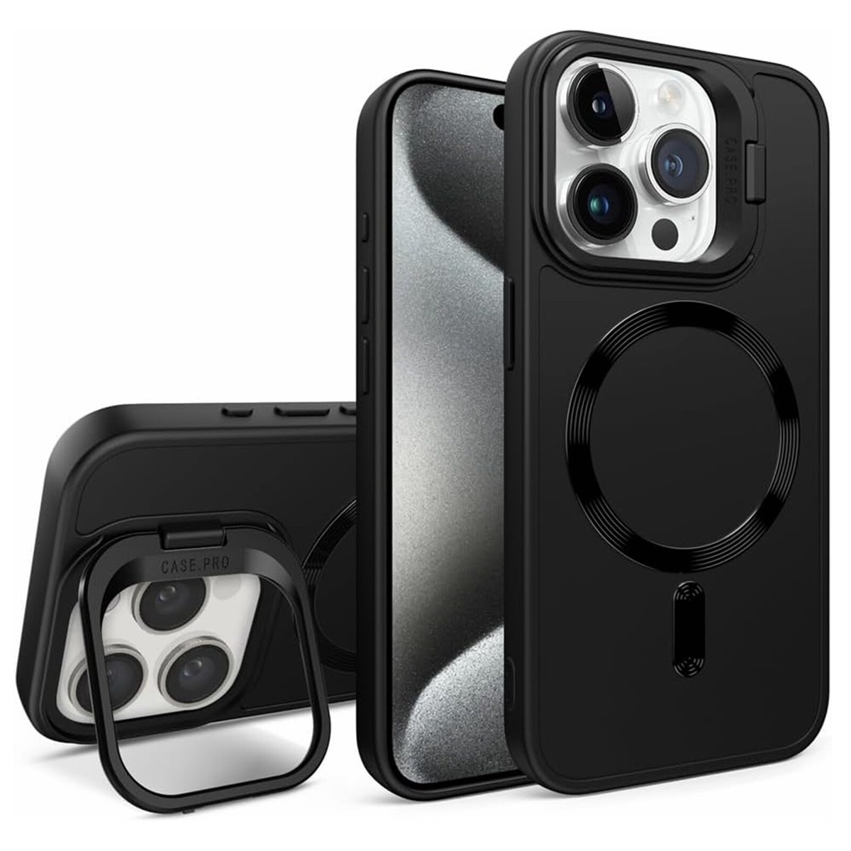 SURPHY Piel Funda Para IPhone 16 Pro Case Copatible Con AgSafe 6.3
