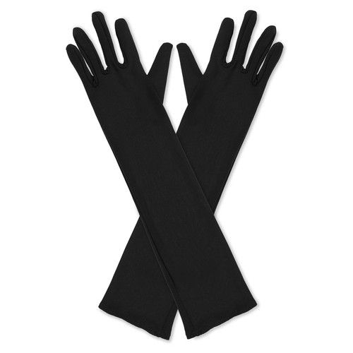 New ! Women's Costume Gloves Black One size fit the Most - 第 1/1 張圖片