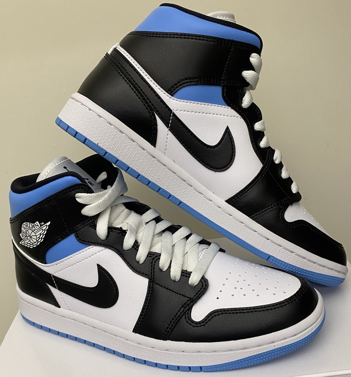 Jordan 1 Mid University Blue W Size 8.5W/7Y, 8W/6.5Y, 7.5W
