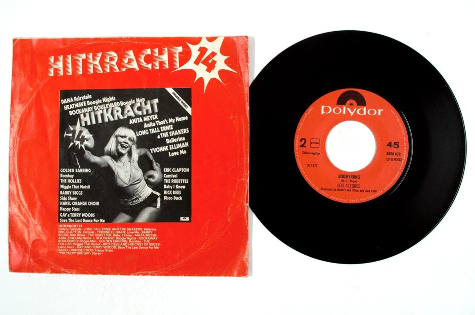 Los Alegres – Oui, J'Aime Votre Bermuda / Boomerang – 7" Vinyle – 1977 – VG+ - Photo 2/4