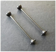 2x Vintage RC Car Buggy MIP 1/10 CVD Dark Bone Losi Associated HPI Traxxas 77mm