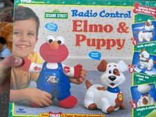 1997 Tyco Fisher Price Sesame Street Radio control Elmo And Puppie