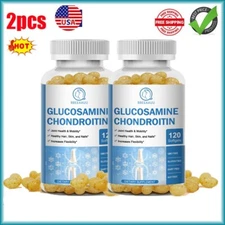 120pcs Glucosamine Chondroitin MSM With Vitamin D3 Triple Strength Joint Support